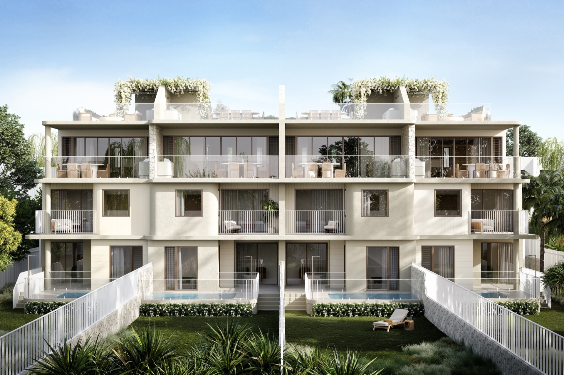 Sunshine Residences — Rear Facade Artist Impression
